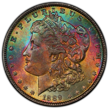 1889 $1 Morgan Dollar PCGS MS64+ (CAC)